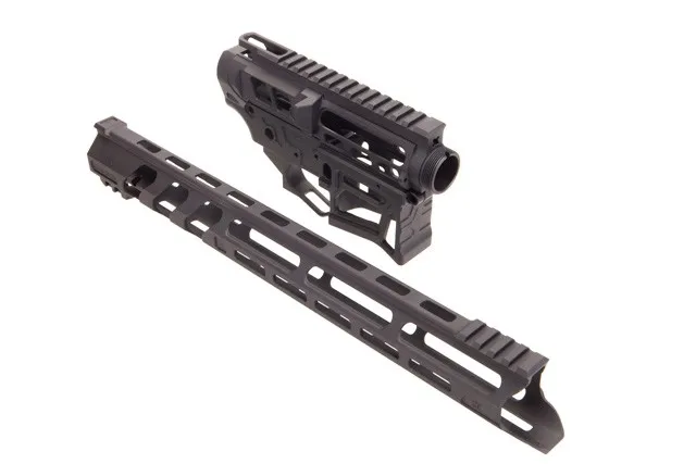 Lead Star Arms LSA-15 - Skeletonized AR-15 Builder's Set with 17" LSA-15 Free Float - Black