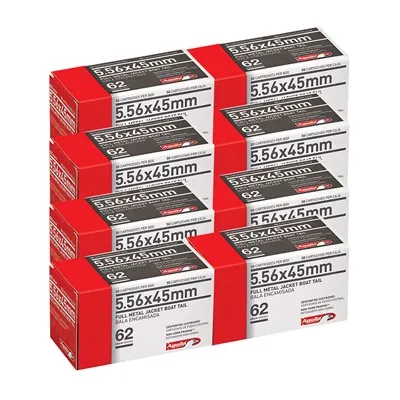 5.56mm NATO 62gr Full Metal Jacket Boat Tail 400/Case