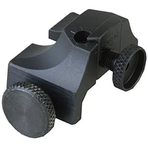 Rifle Peep Weaver Rear Sight Black