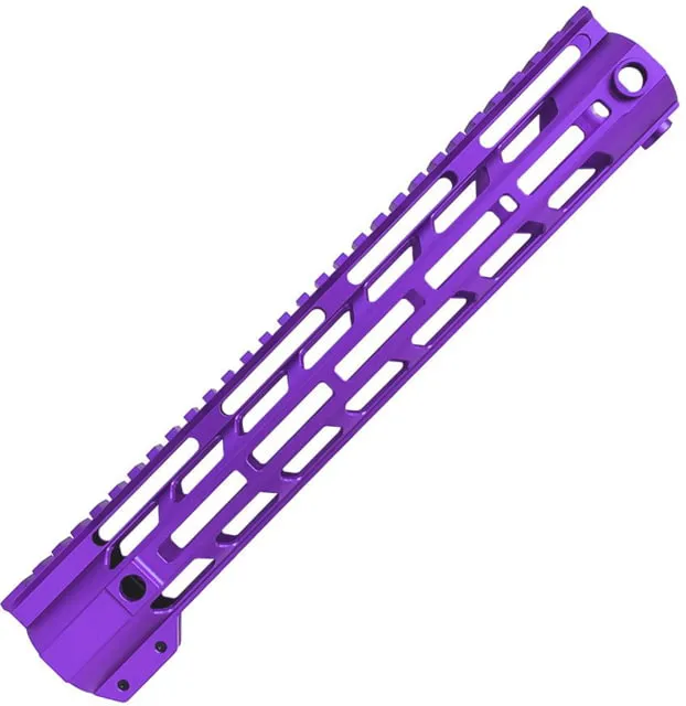 XTS AR-15 M-LOK Rail 12 in Purple