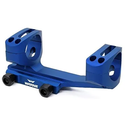 X-Skel Mounts - 1" Ultra High (1.435") 0 MOA Mount, Blue