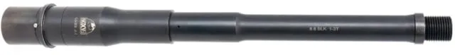 Faxon Firearms 12in Big Gunner Barrel 8.6 BLK Pistol Length 4150 Nitride 1-3 Twist Rate Black