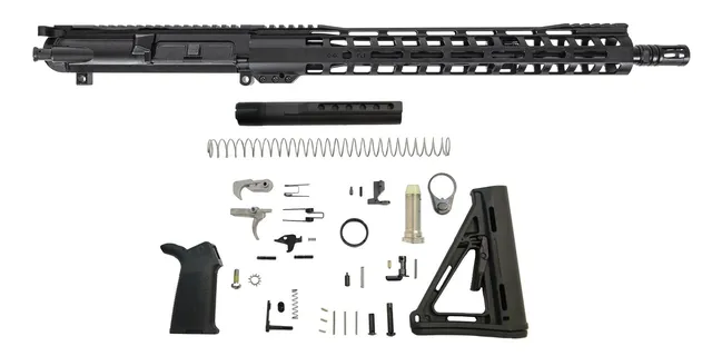 PA10 16" Mid-Length .308 WIN 1/10 Nitride 15" Lightweight M-lok MOE EPT Rifle Kit