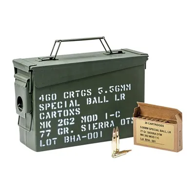 Mk New Rifle 5.56x45 NATO 77gr OTM Mk262 Mod1-C 460/Can