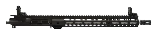 PSA 16" Mid-length 5.56 NATO 1:7 Stainless Steel 15" Lightweight M-lok Upper With MBUS Sight Set - No BCG or CH - 5165448124