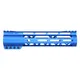 Guntec USA AIR-LOK Series M-LOK Compression Gen 2 Free Floating Handguard w/Monolithic Top Rail 9in Blue