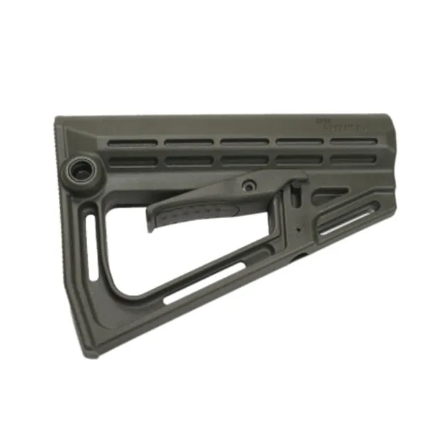 IMI Defense TS-1 Tactical AR-15 M16 M4 Collapsible AR Buttstock w/Overmolded Buttplate Olive Drab Green IMI-ZS101O.D. GREEN