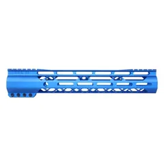 Guntec USA AIR-LOK Series M-LOK Compression Gen 2 Free Floating Handguard w/Monolithic Top Rail 12in Blue