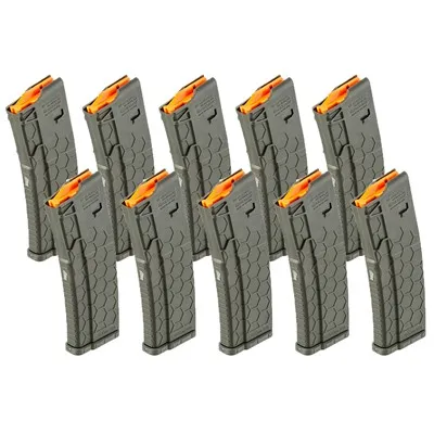 O.D. AR-15 Magazine 30rd OD Green 10 Pack
