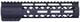 Guntec USA AR-15 9in Air-Lok Series M-LOK Compression Free Floating Handguard w/ Monolithic Top Rail Anodized Black