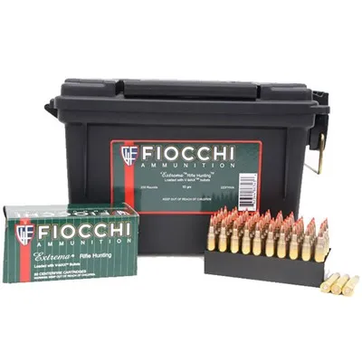 Fiocchi Extrema 223 Rem 50gr V-Max 200 Rd Ammo Can