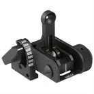 AR-15 Flip-Up Adj USGI Backup Iron Rear Sight Black