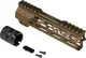 CMMG EML 7 AR-15 Handguard Kit Midnight Bronze