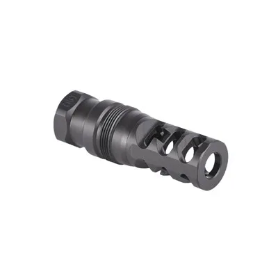 FRC Flat 3-Port 223 Cal 1/2-28 Thrd Compensator For 13.8"bbl