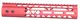 Guntec USA Air Lite M-LOK Free Floating Handguard w/Monolithic Top Rail 10in Red