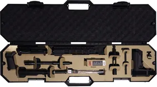 San Tan Tactical Everything But The Lower AR-15 5.56x45mm NATO 11.5inch Upper Receiver Carbine Length 1-7 Twist 1/2x28 Threads Black