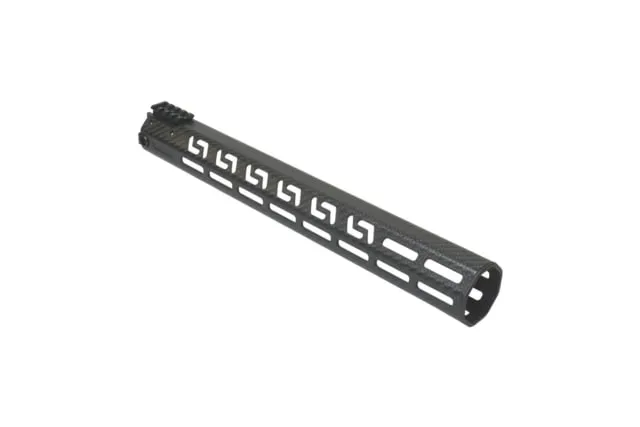 Lancer Systems Premium Lancer LCH5 Gen 2 M-LOK Carbon Handguard 15 in Slick Top Black