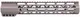 Guntec USA AR-15 12in Air-Lok Series M-LOK Compression Free Floating Handguard w/ Monolithic Top Rail Flat Dark Earth