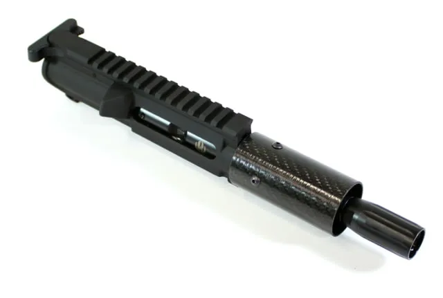 Kaw Valley Precision Slim PCC Carbon Fiber Handguard 3.2in Black Small