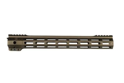 Dirty Bird AR-15 SMRS Handguard - Slim M-LOK Rail System - Midnight Bronze, 15"