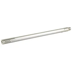 True Precision Rimfire Barrel 22LR Fluted Bull Profile Threaded Multi-Port Compensator Fits Satin Finish Stainless Steel