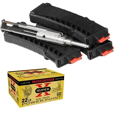 SS Bundle Bravo 22lr Conversion Kit W/(3)25rd Mags & 222rd 22lr Ammo