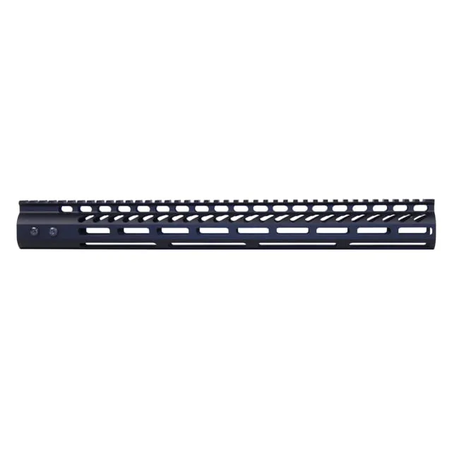 Guntec USA 16.5" Ultra Lightweight Thin M-LOK System Free Floating Handguard w/ Monolithic Top Rail Anodized Black