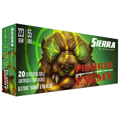 Prairie Enemy 223 Remington 55gr Blitzking 20/Box