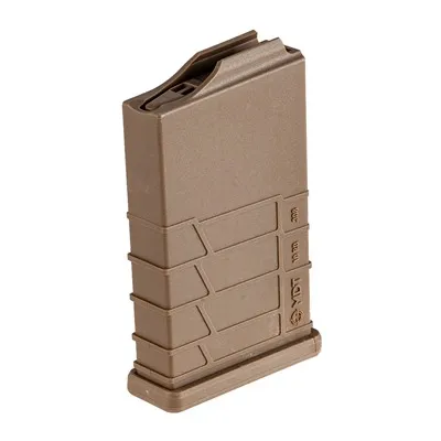 308 Short Action AICS 10rd Polymer Magazine, FDE