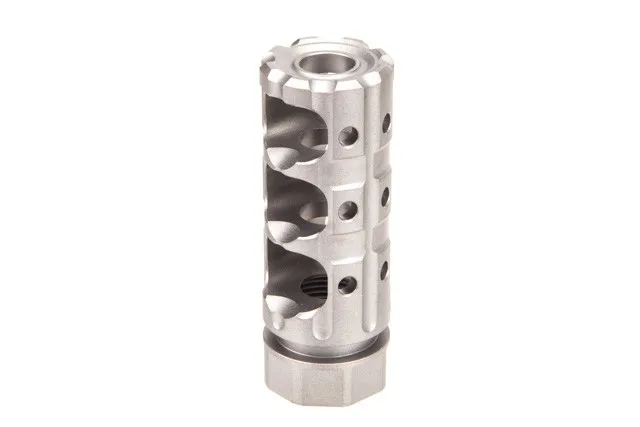 Ascend Armory .308/7.62 Muzzle Brake MOD 1 – Titanium – Bead Blast