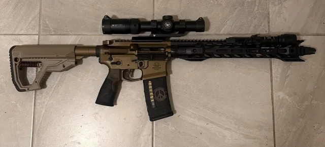 PSA Sabre 14.5-inch Burnt Bronze Build with Faxon Barrel and Fortis Night Rail