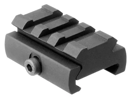 Aim Sports AR-15 Aircraft Grade Aluminum Low-Profile Riser Mount, Anodized Black