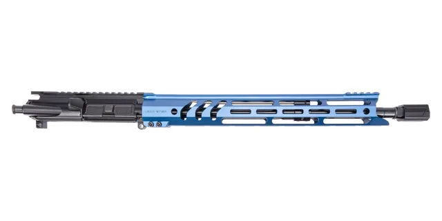 PSA 16" 5.56 NATO 15" LSA Ravage Hex M-LOK Lightweight Upper - No BCG or CH, Blue