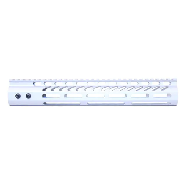 Guntec USA Ultra Lightweight Thin M-LOK System Free Floating Handguard w/Monolithic Top Rail 12in Clear