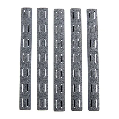 Rail Panel Kit 5-Pack KeyMod Rubber Gray 5.5"
