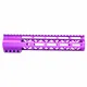 Guntec USA AirLok Series M-LOK Compression Free Floating Handguard w/Monolithic Top Rail 10in Purple