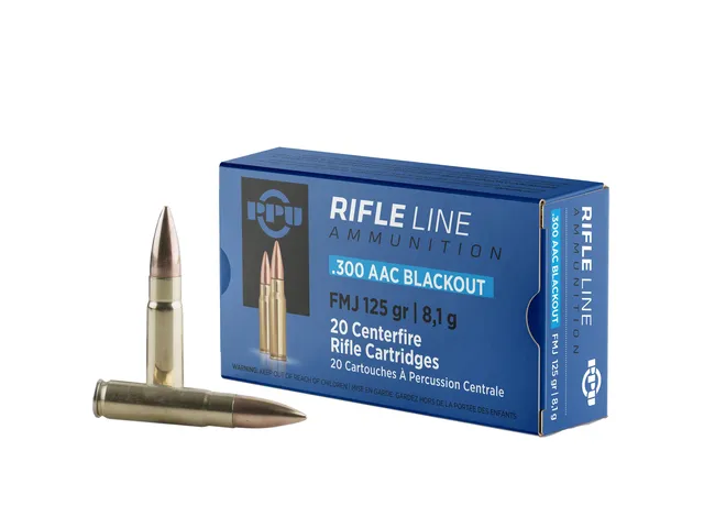 Prvi Partizan .300 AAC Blackout FMJ 125 gr 20 Rounds Ammunition