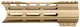 ABC RIFLE COMPANY Custom Hybrid Top Cut Super Slim AR-15 M-LOK Handguard 7in Flat Dark Earth