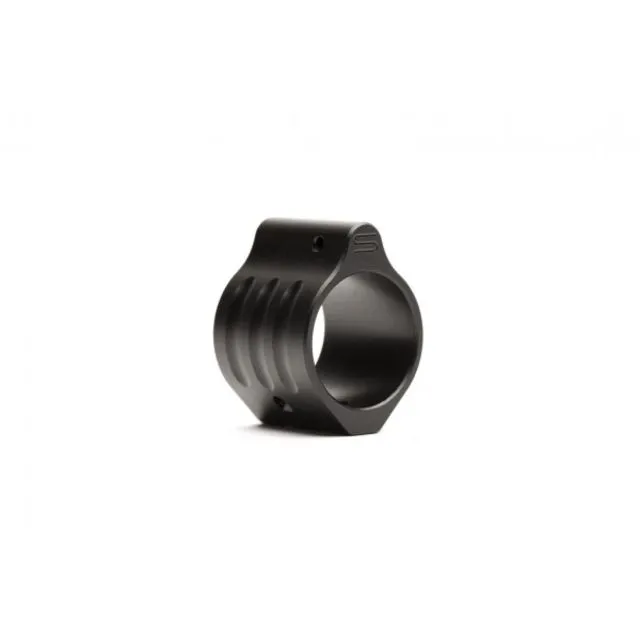 SLR .875 Non-Adjustable Micro Low Profile Gas Block w/.400 in. Set Screw Spacing Black