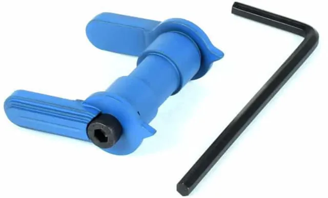 AT3 Tactical Ambidextrous AR15 Safety Selector Blue