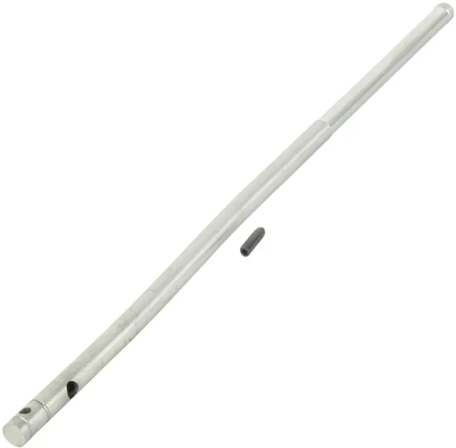 TacFire Pistol Length Micro Gas Tube w/Pin/Steel 5.25 in Stainless Steel Small