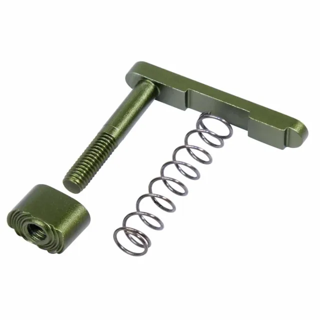 Guntec USA AR-15 Mag Catch Assembly w/Extended Mag Button Anodized Green