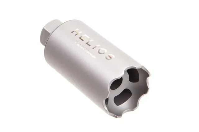 V Seven Helios Muzzle Device - Raw Ti