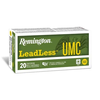 UMC Leadless 223 Remington 55gr Lead Free Jacketed 20/Box