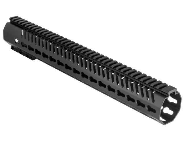 Mission First Tactical Tekko AR Free-Float Carbine Rail System AR-15 KeyMod 15 in Black
