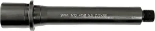 Lead & Steel AR-9 9mm Threaded AR Barrel 5.5in Straight Blowback 1-10 Twist 1/2x28 Nitride Black