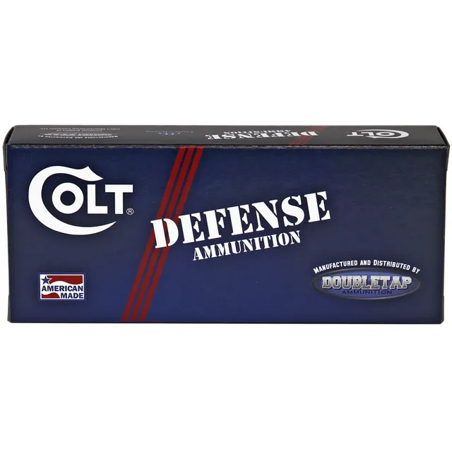 DoubleTap Colt Defense .300 AAC Blackout Ammunition, 20 Rounds Hollow Point 125gr