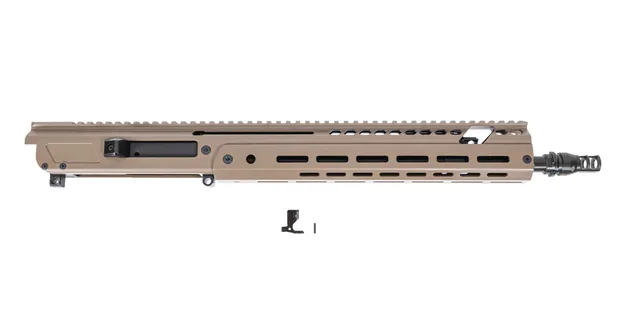 PSA JAKL 14.5" Rifle length Upper Assembly 5.56 NATO 1:7 Nitride w/Knurled CH, BCG & KeyMicro, FDE