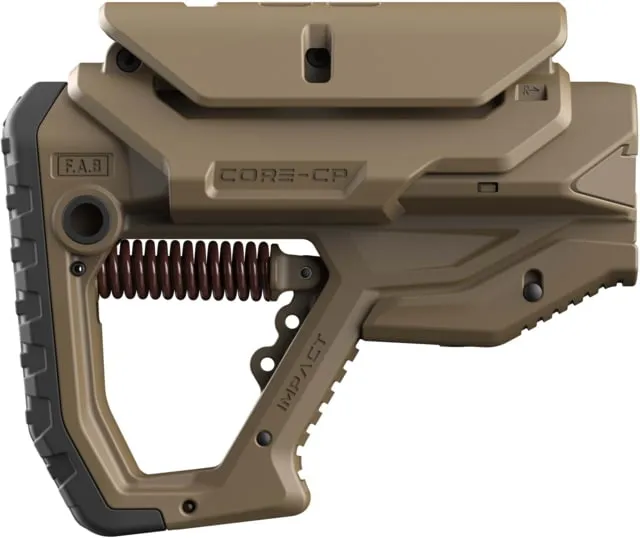 FAB Defense GL-Core Impact CP Buttstock AR15 Flat Dark Earth fx-cimpactcpt