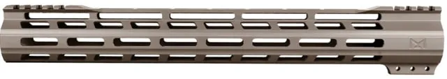 ABC RIFLE COMPANY Super Slim Free Float Hybrid Top Cut AR-15 M-LOK Handguard 15in Cerakote Tungsten